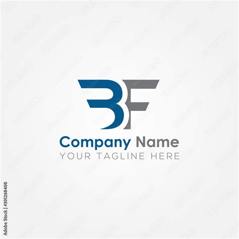 Initial BF Letter logo vector template design. Linked Letter BF Logo ...