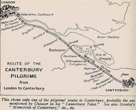 Pilgrims' journey | Canterbury tales, Canterbury, Teaching british ...