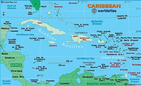 Caribbean Map / Map of the Caribbean - Maps and Information About the ...