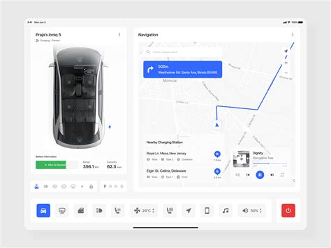 Electric Car Dashboard by Farhan Fauzan on Dribbble