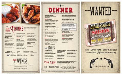 Mail Pouch Saloon - Swanton menus in Swanton, Ohio, United States