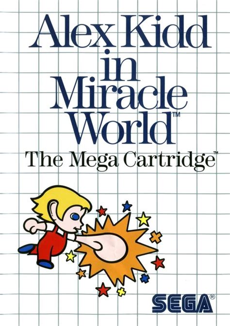 Alex Kidd in Miracle World (1986) SEGA Master System box cover art ...