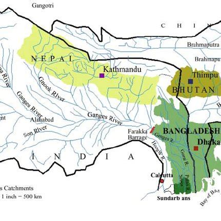 (a) The limit and the location of the Ganges-Brahmaputra delta ...