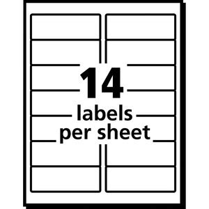 Avery Easy Peel(R) Address Labels, 1-1/3" x 4" , 350 Labels (8162 ...