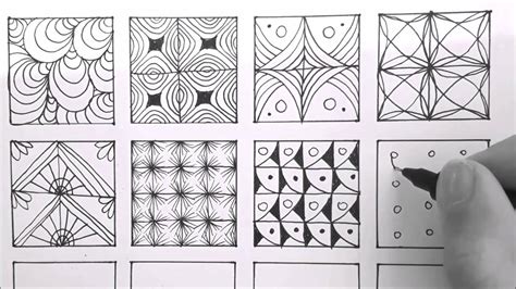 Patterns For Doodling | 24 Doodle Patterns, Zentangle Patterns, Mandala ...