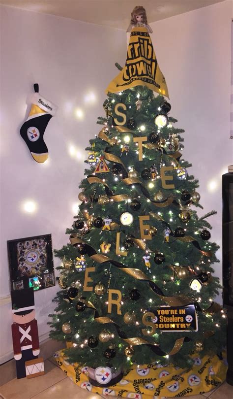 My 2015 Steelers Christmas Tree Blue Christmas Decor, Christmas Tree ...