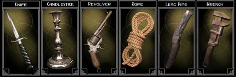 Clue Weapons - PC Game Style by SeismicInventions on DeviantArt