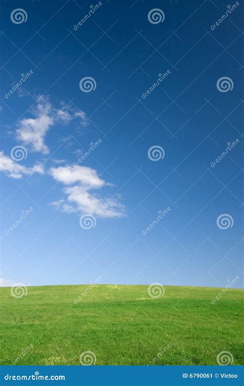 Empty field and sky stock image. Image of ground, cloud - 6790061