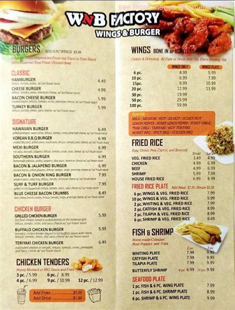 [最も選択された] a and w menu 342054-A and w menu prices canada