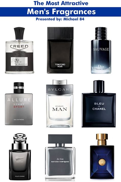 the most attractive men's perfumes are presented by michael schleier