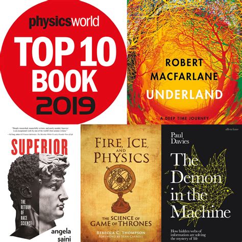 Physics World unveils its shortlist for Book of the Year 2019 – Physics ...