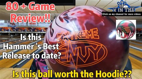 Hammer Envy Extreme Bowling Ball Review!! Is this ball Worth the Hoodie ...