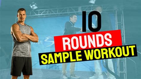 10 Rounds Boxing Workout Sample - YouTube