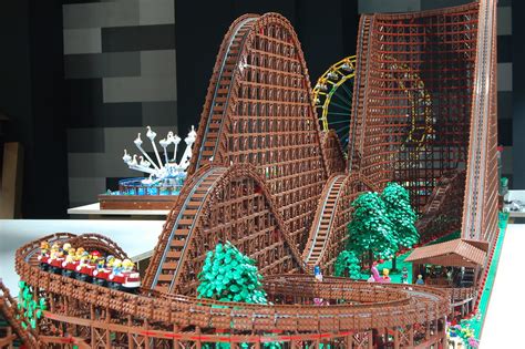 The biggest LEGO wooden roller coaster ever built uses 90,000 toy ...