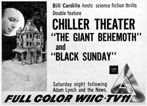 Chiller Theater with "Chilly Billy" Cardille 1963-1984 | Sci fi films ...