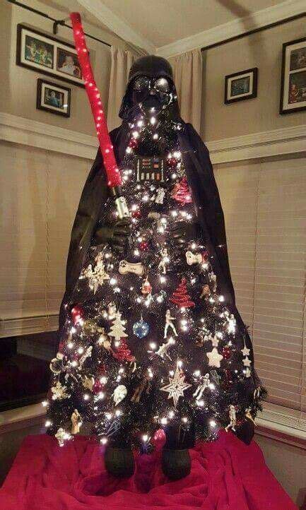 If Bridgette did Christmas...LOL! Darth Vader Christmas Tree, Star Wars ...