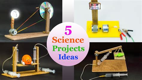 5 School Science Project Ideas - YouTube