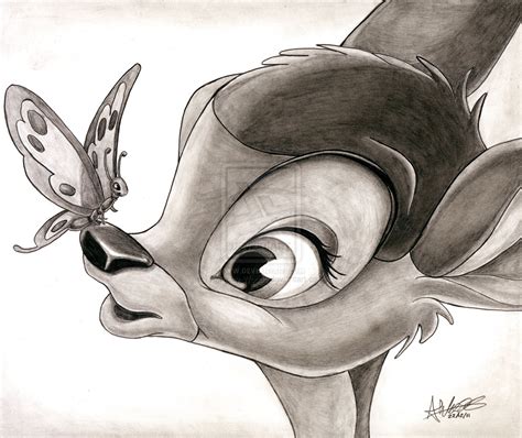 Disney Bambi Drawing at GetDrawings | Free download