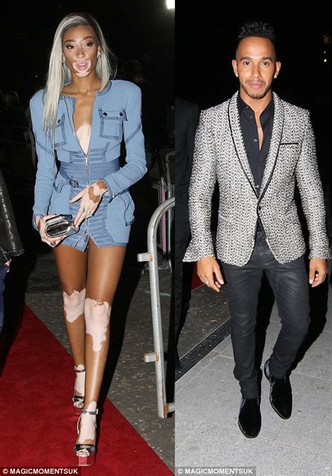 Lewis Hamilton parties with 'rumoured new girlfriend Winnie Harlow ...