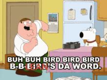 Peter Griffin Surfin Bird Gif