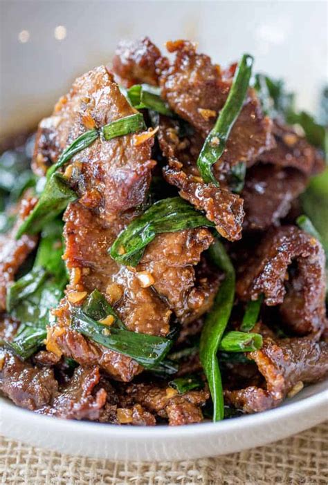 Easy Mongolian Beef - Dinner, then Dessert