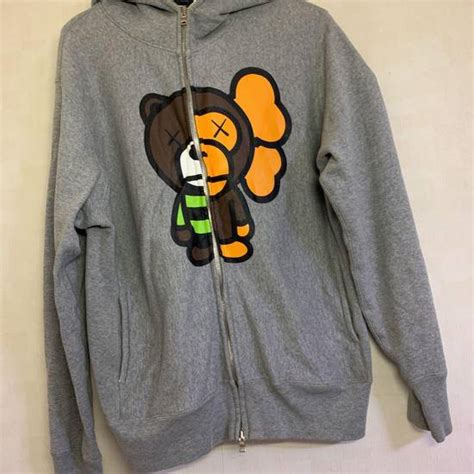 Bape Og Kaws Baby Milo Bape Hoodie | Grailed