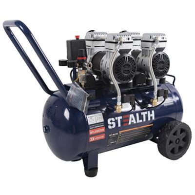 Stealth AirMAX+ Air Compressor Quiet Oil Free 2.6HP 50L - Audel Tools ...