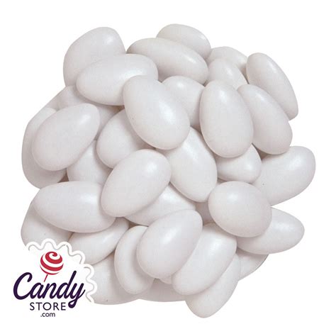 White Jordan Almonds -7lb Bulk | CandyStore.com