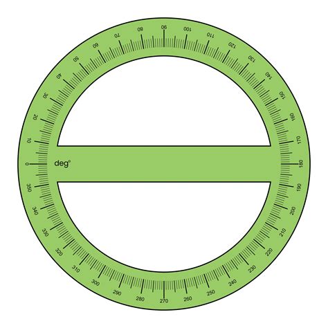 Printable Protractor 360 - Printable Word Searches