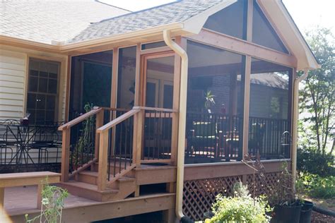 Cost to build screened porch on existing deck - kobo building