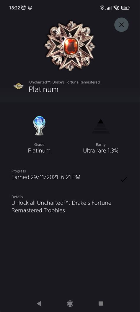 [uncharted 1] Great game, loved every second : r/Trophies