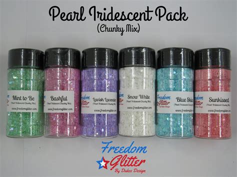 Pearl Iridescent Glitter Pack – Freedom Glitter