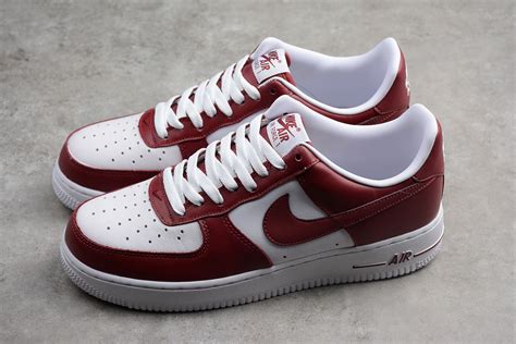 Men's Nike Air Force 1 Low Team Red/White Sneakers AQ4134-600