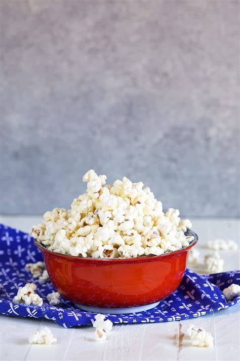 Easy White Cheddar Popcorn - The Suburban Soapbox