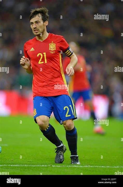 DAVID SILVA OF SPAIN ENGLAND V SPAIN WEMBLEY STADIUM LONDON ENGLAND 15 ...