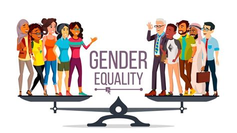 Best Premium Gender Equality Vector Illustration download in PNG ...