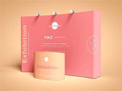 Free Exhibition Trade Show Booth Mockup - Free Mockup ZoneFree Mockup Zone