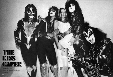 KISS with Star Stowe (NYC) April 9, 1976 (Destroyer Photo Session-Press ...