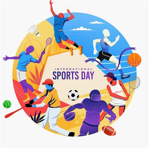 Premium Vector | Sports Day Vector Illustration Sports Event Graphic ...