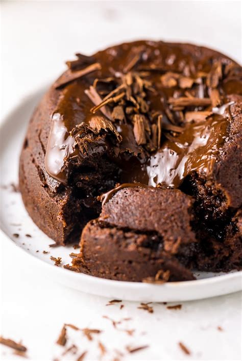 Easy Molten Chocolate Lava Cakes for Two - Baker by Nature