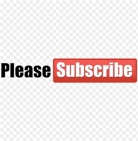 youtube subscribe button download transparent png image - please ...