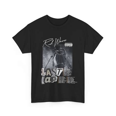 Rod Wave "Last Last Lap" Tour Shirt, 2024 Rod Wave Concert Merch ...