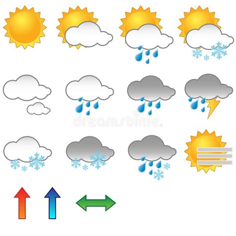 Interactive Whiteboard Weather Chart Clipart