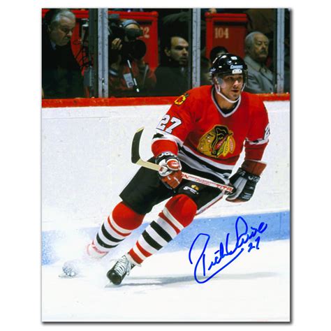 Rick Vaive Chicago Blackhawks RUSH Autographed 8x10 - NHL Auctions