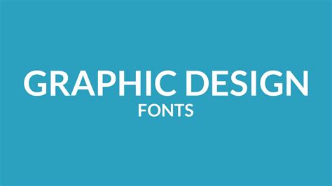 Best Fonts For Graphic Design Free Download - PELAJARAN