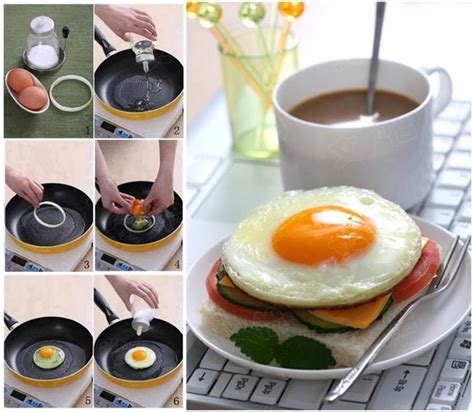 How To Make A Perfect Round Shaped Fried Egg Pictures, Photos, and ...