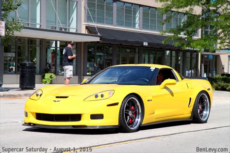 Yellow C6 Corvette Z06 - BenLevy.com