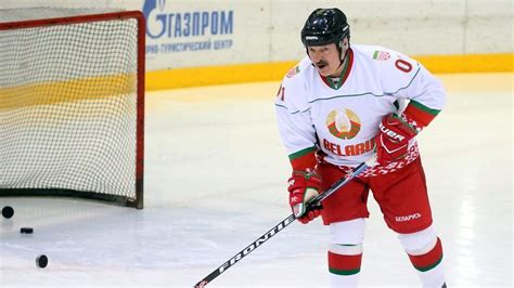 Belarus president Alexander Lukashenko plays ice hockey despite global ...