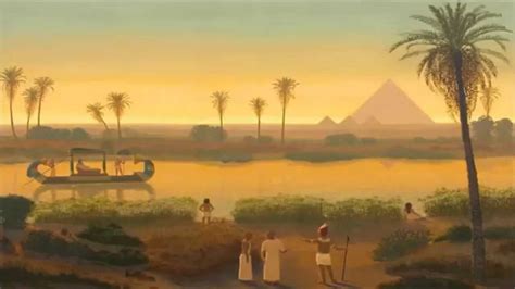 The River Nile | Egyptian painting, Ancient egypt art, Egypt concept art