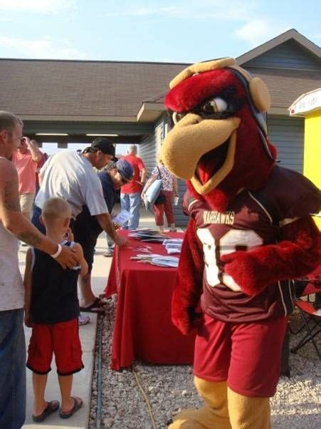 ULM - University of Louisiana at Monroe Warhawks - costumed mascot Ace ...